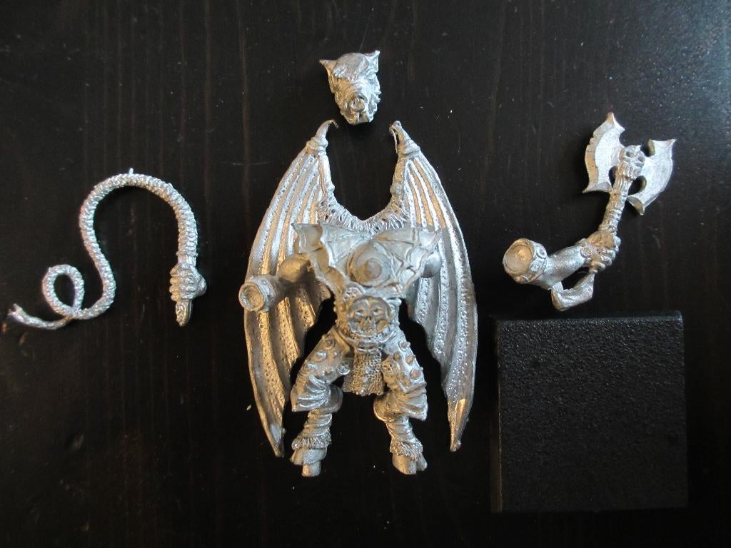 Warhammer Fantasy - vintage metalen Bloodthirster, Hobby en Vrije tijd, Wargaming, Zo goed als nieuw, Warhammer, Figuurtje(s)
