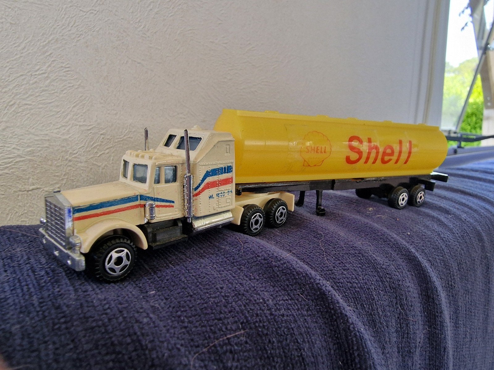 Shell Tankwagen Model - Vintage Speelgoed Truck, Ophalen of Verzenden, Gebruikt, 1:50 of kleiner, Truck