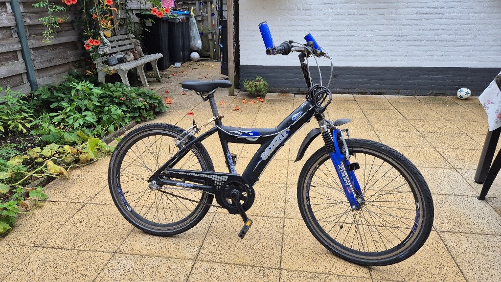Gazelle kinderfiets 24 inch voor kids 8-12 jaar, Ophalen, 20 inch of meer, Gebruikt, Velgrem