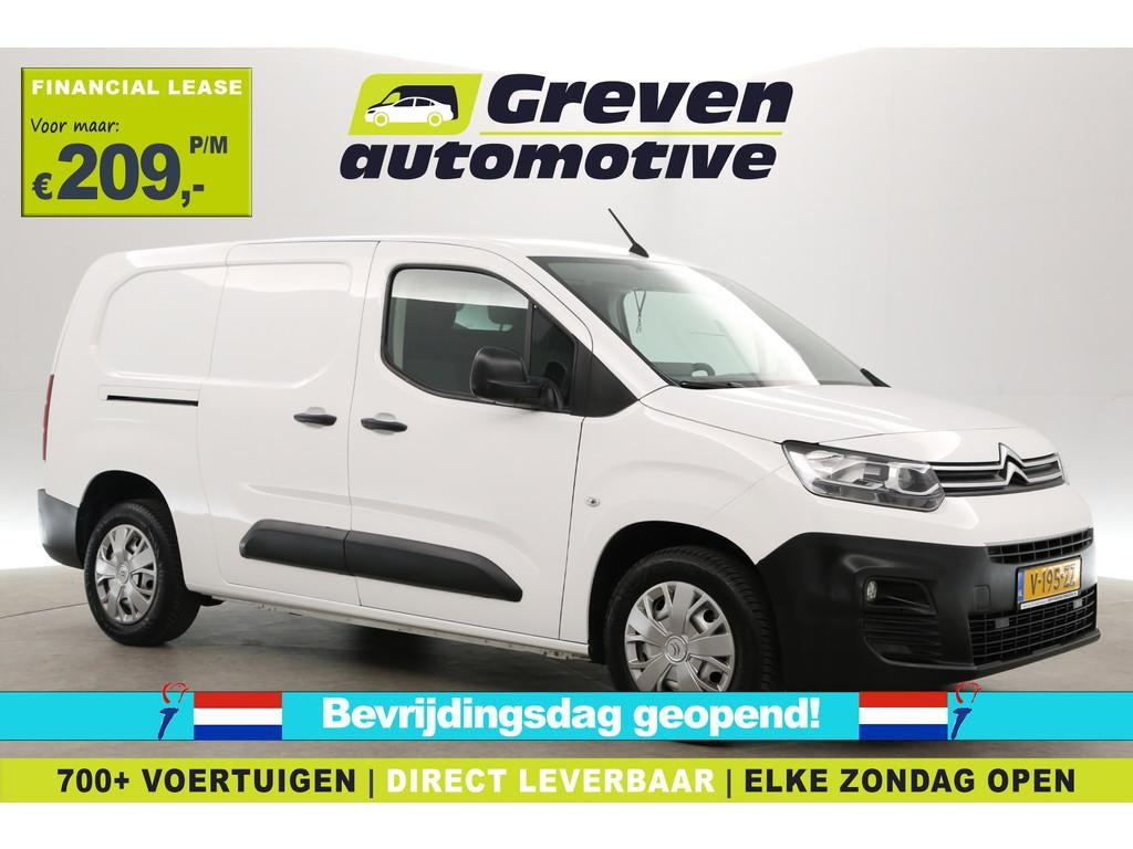 Citroën Berlingo 1.5 BlueHDI L2 102PK | Airco | Camera | Cr, Auto's, Bestelauto's, Bedrijf, Te koop, Achteruitrijcamera, Airconditioning