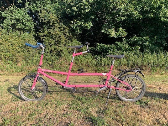 Bike Friday Family Tandem (travel bike), Gebruikt, Velgrem, Ophalen, 53 tot 57 cm