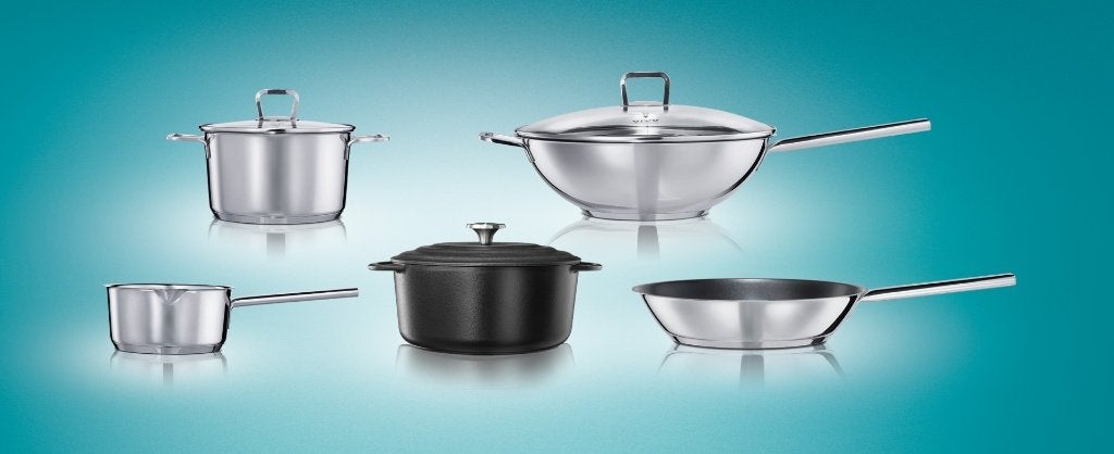 Albert heijn (ah) villeroy en boch pannen, Met handvatten, Nieuw, Pannenset, Ophalen of Verzenden