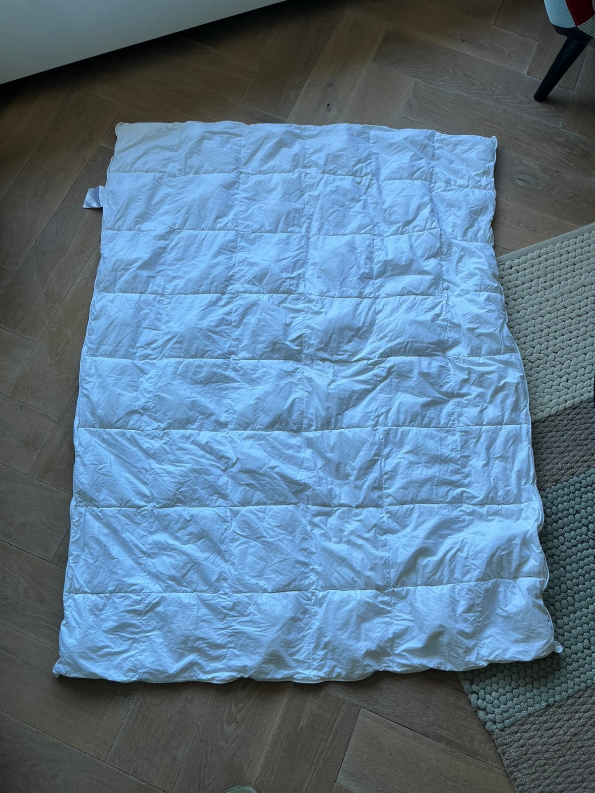 Peuterdekbed, Ophalen of Verzenden, Zo goed als nieuw, Wit, Jongetje of Meisje