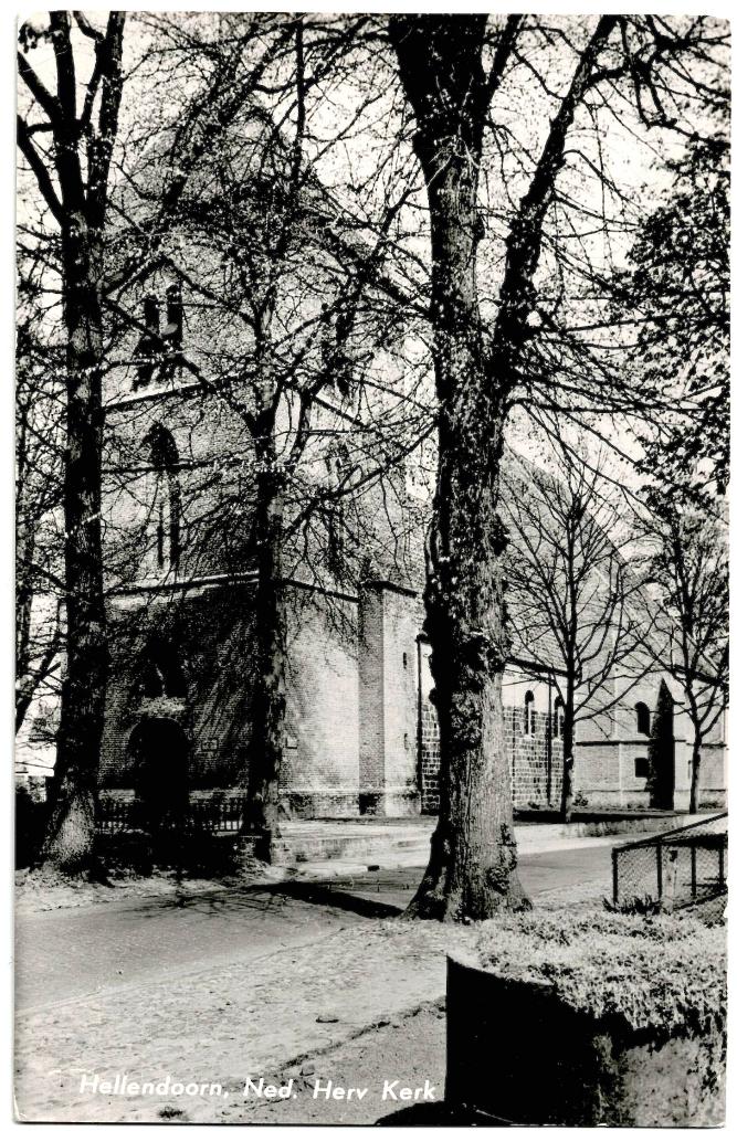 Hellendoorn (O), Ned.Herv.kerk gelopen, uitgave Lemmers, Verzenden, 1940 tot 1960, Gelopen, Overijssel
