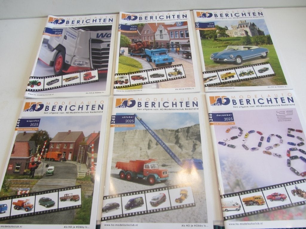 HO berichten modelauto 1/87  jaargang 2025  HO modelautoclub, Ophalen of Verzenden, Gebruikt, Auto, Overige merken