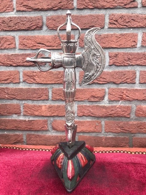bronzen PARASHU, Tibetaans Boeddhisme, Antiek en Kunst, Ophalen of Verzenden, Handgemaakt, Brons, Tibet