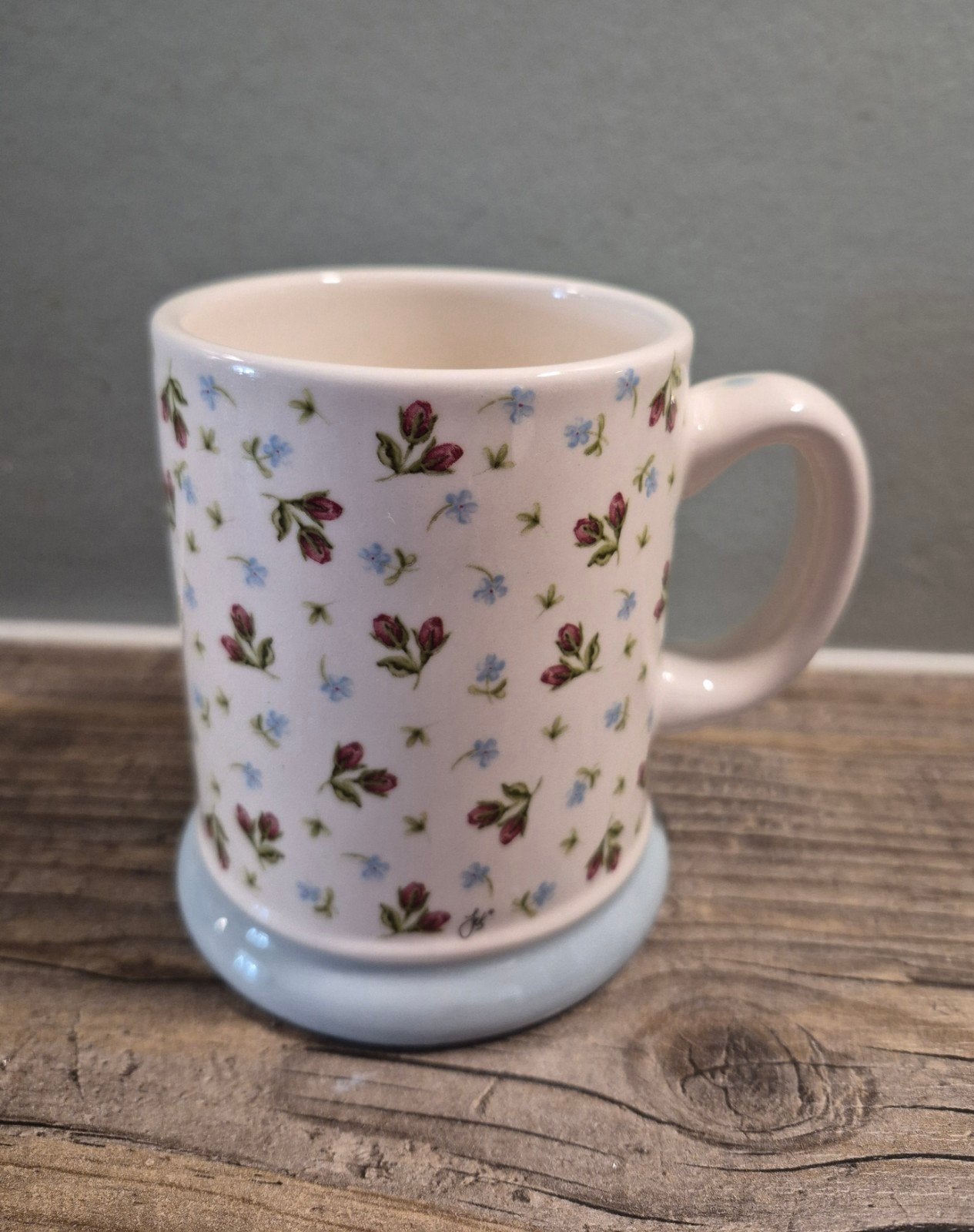 Jet ter Steege mok v Douwe Egberts, Zo goed als nieuw, Overige stijlen, Mok, Ophalen of Verzenden