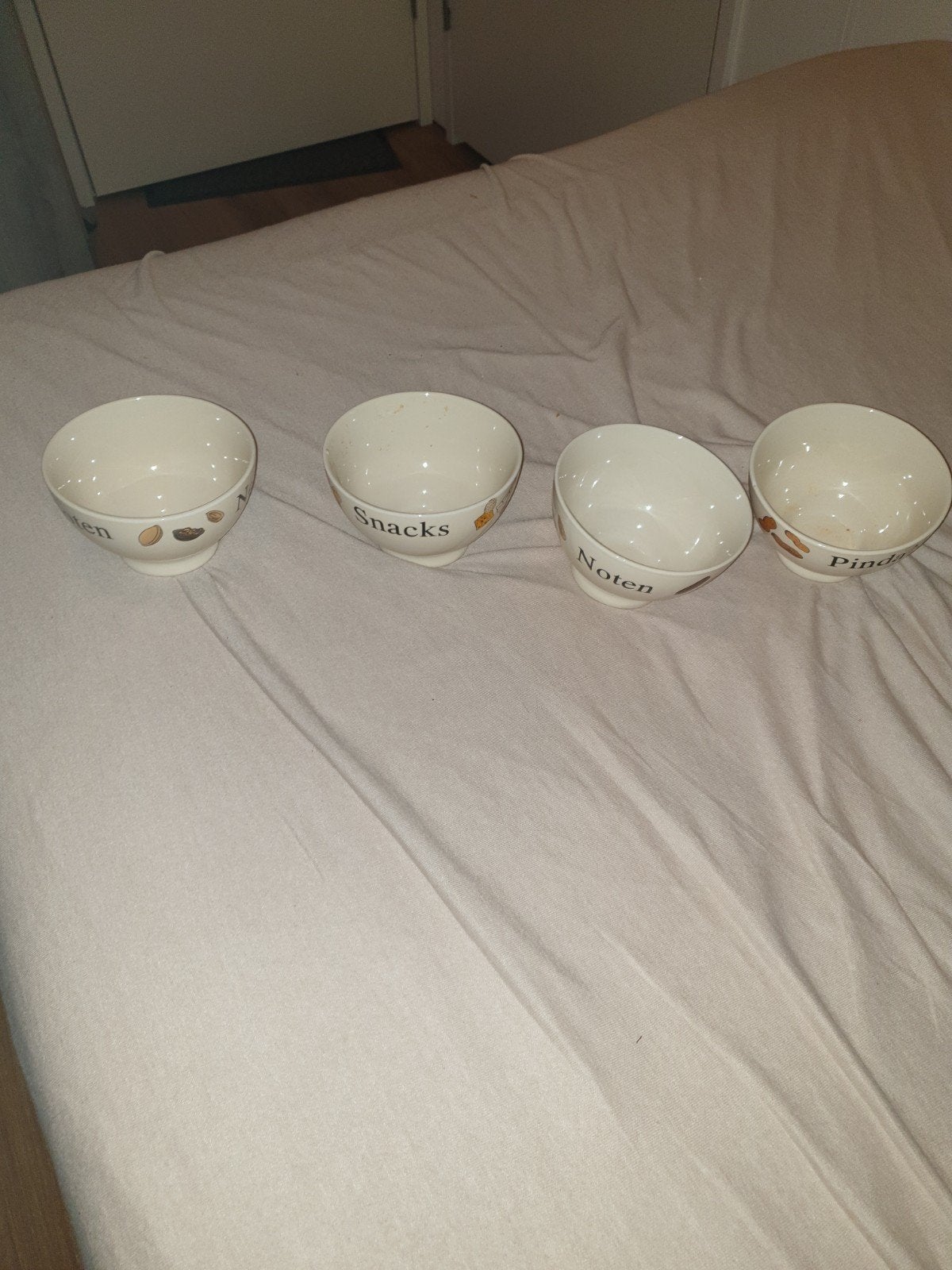 4 King Nuts & Raaphorst schaaltjes voor noten/snacks, Ophalen