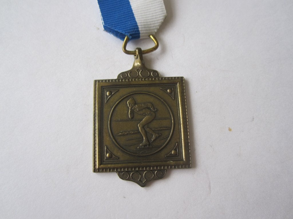 Medaile schaatsen N.H., Ophalen of Verzenden, Overige materialen, Nederland
