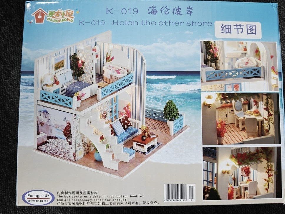 DIY Miniatuur Poppenhuis K-019 Helen the other shore, Ophalen of Verzenden, Nieuw