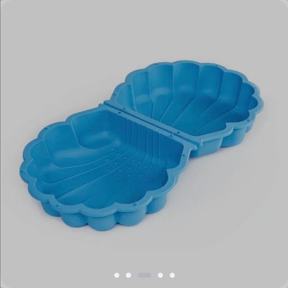 Blauwe schelp zandbak/zwembad voor kinderen, Kinderen en Baby's, Ophalen, Gebruikt
