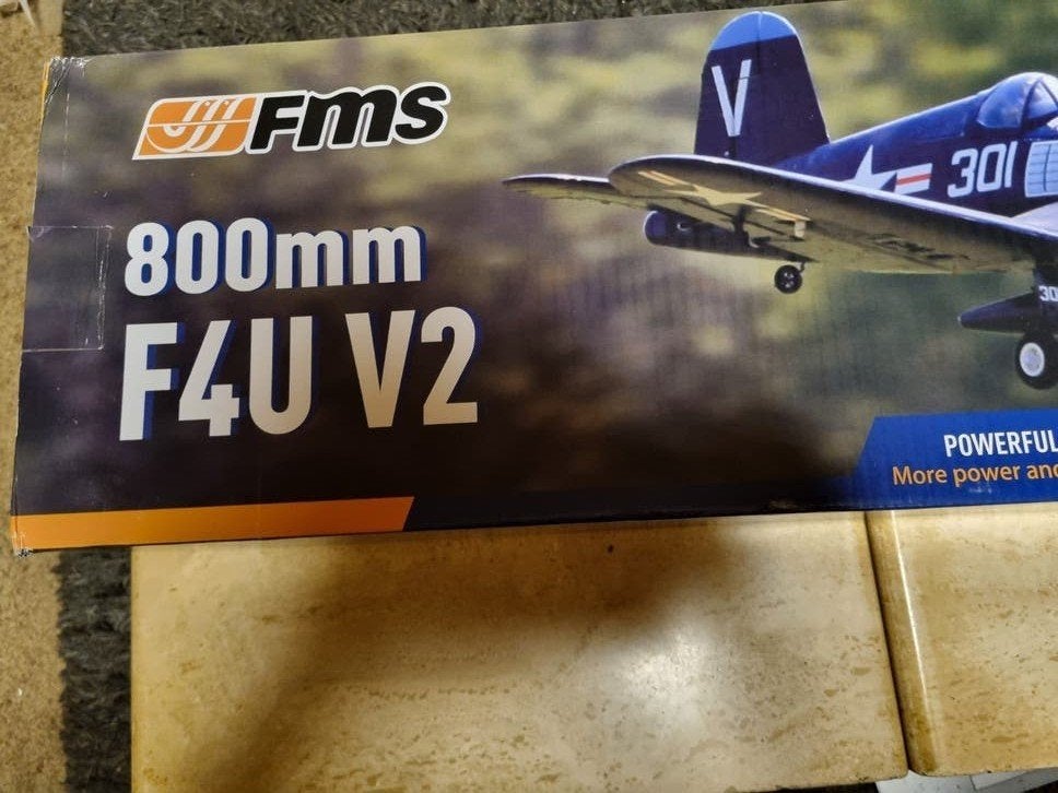 Nieuwe Fms.F4U corsair.V2 800mm Pnp.Nieuw.in.Orginele.Doos, Hobby en Vrije tijd, Modelbouw | Radiografisch | Vliegtuigen, Ophalen of Verzenden