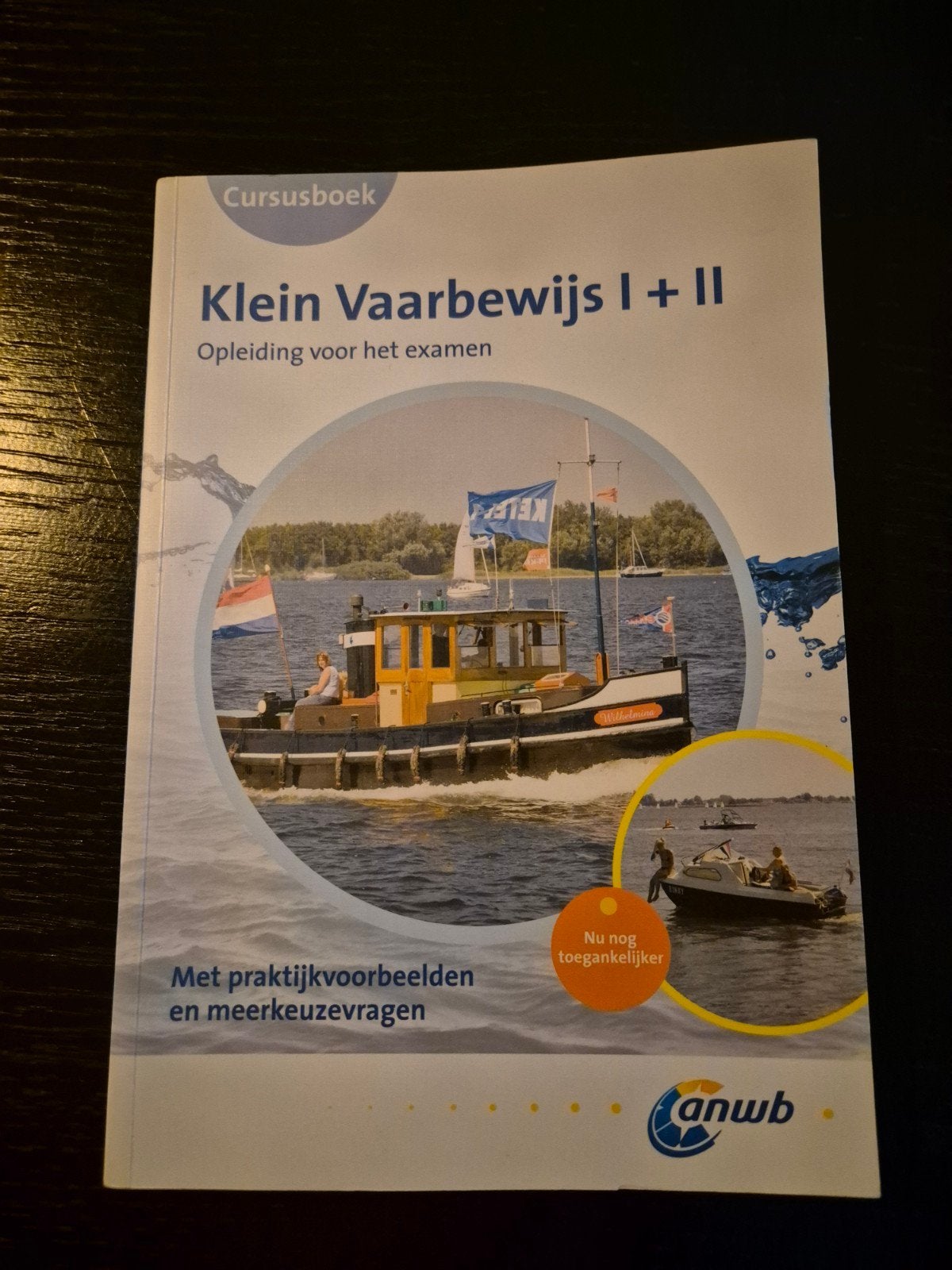 ANWB Cursusboek Klein Vaarbewijs I + II - 19e druk, Ophalen, Zo goed als nieuw, Overige niveaus, ANWB