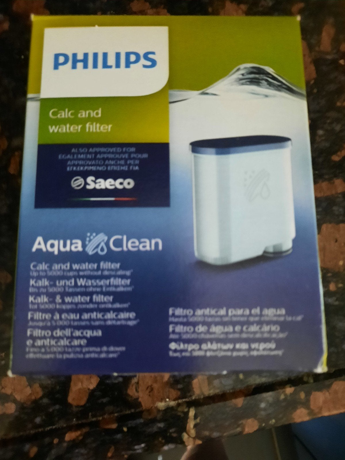 Philips Saeco AquaClean Calc en waterfilter, Ophalen of Verzenden