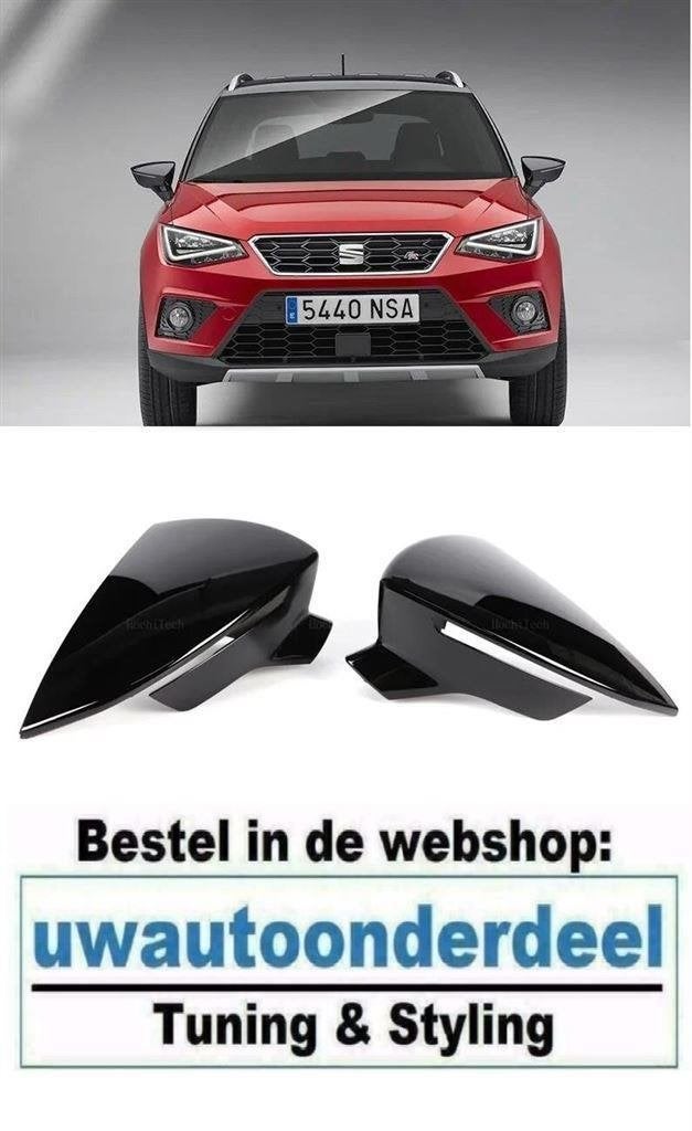 Spiegelkap Spiegelkappen Glans Zwart Cupra FR Look Voor Seat, Verzenden