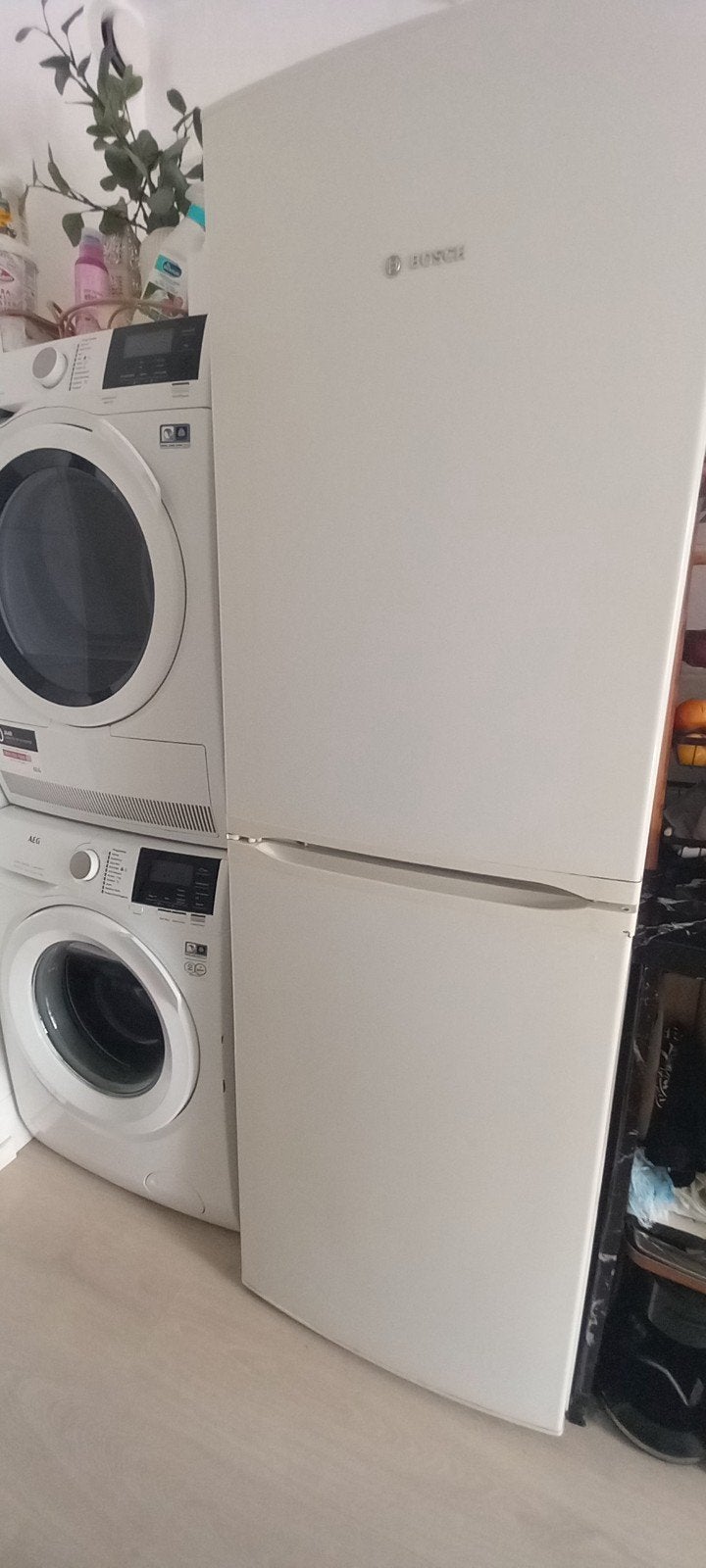 Koelkast Bosch t.e.a.b, Ophalen, Gebruikt, 200 liter of meer, 160 cm of meer