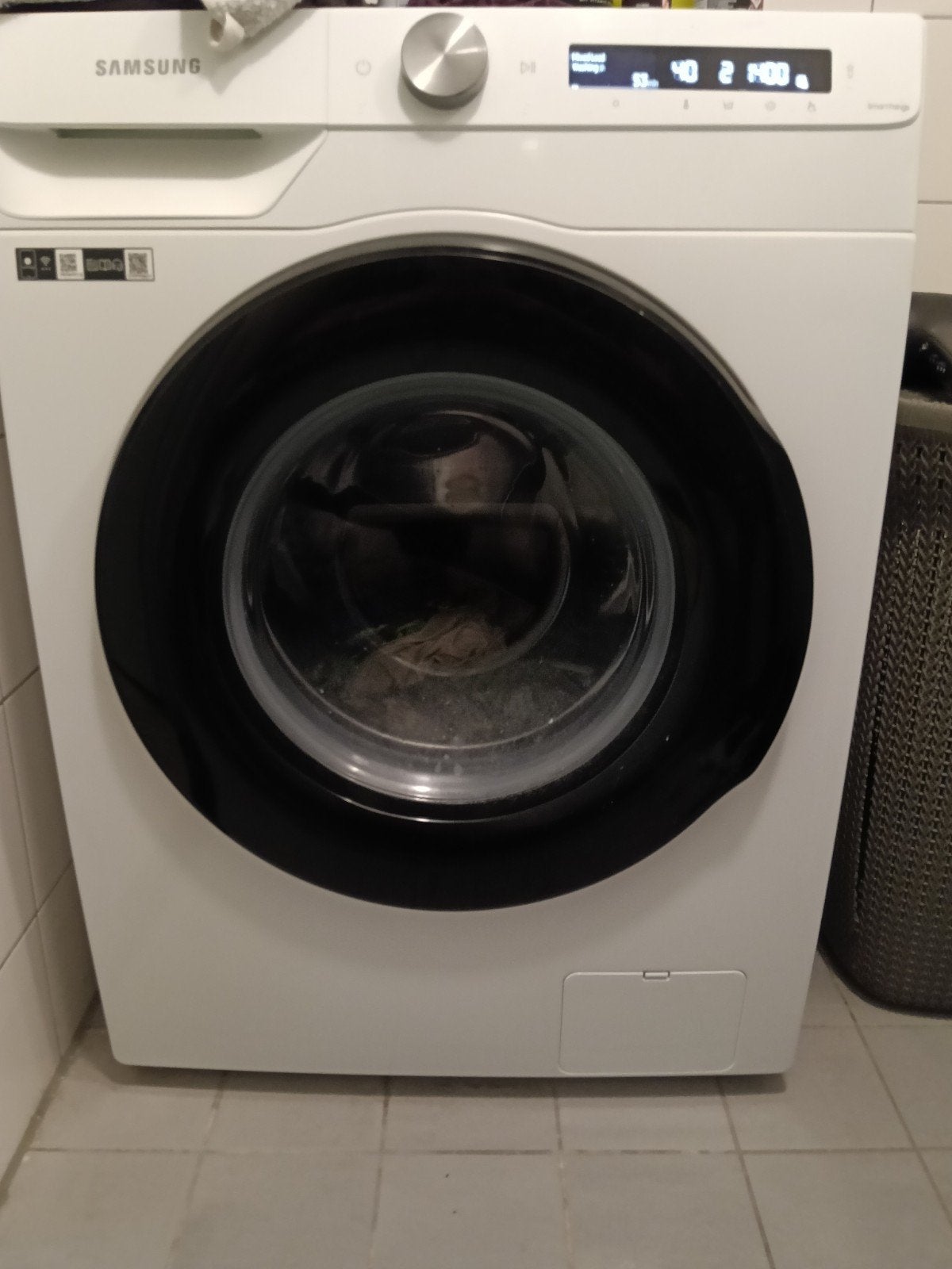 Samsung wasmachine, Witgoed en Apparatuur, Wasmachines, Ophalen, 1200 tot 1600 toeren, 8 tot 10 kg, Zo goed als nieuw