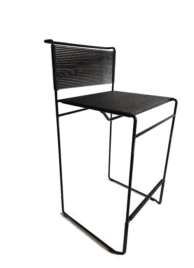 Fantastische vintage Fly -Line Belotti design barkruk stool, Ophalen, Gebruikt, 60 tot 90 cm, 1 kruk