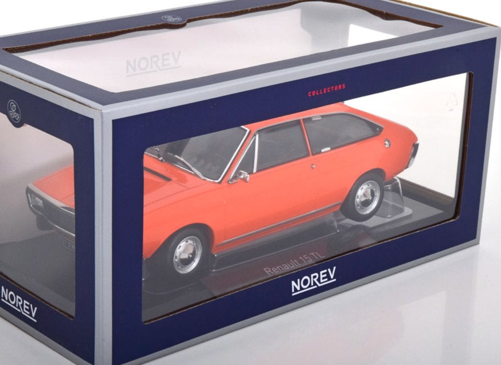 Renault 15 TL 1971 Orange SCHAAL 1/18 NOREV ref. 185350, Verzenden, Nieuw, Auto, Norev