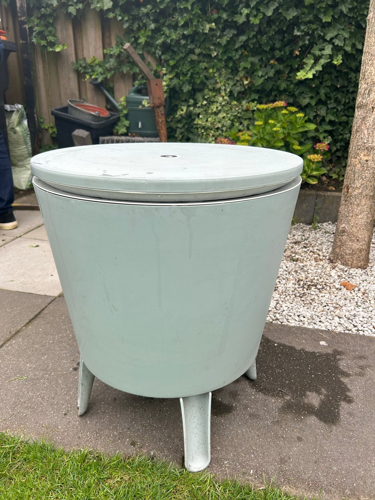 Keter Coolbar - Koelbox en Tafel in één, Ophalen, Zo goed als nieuw, Rond, Kunststof