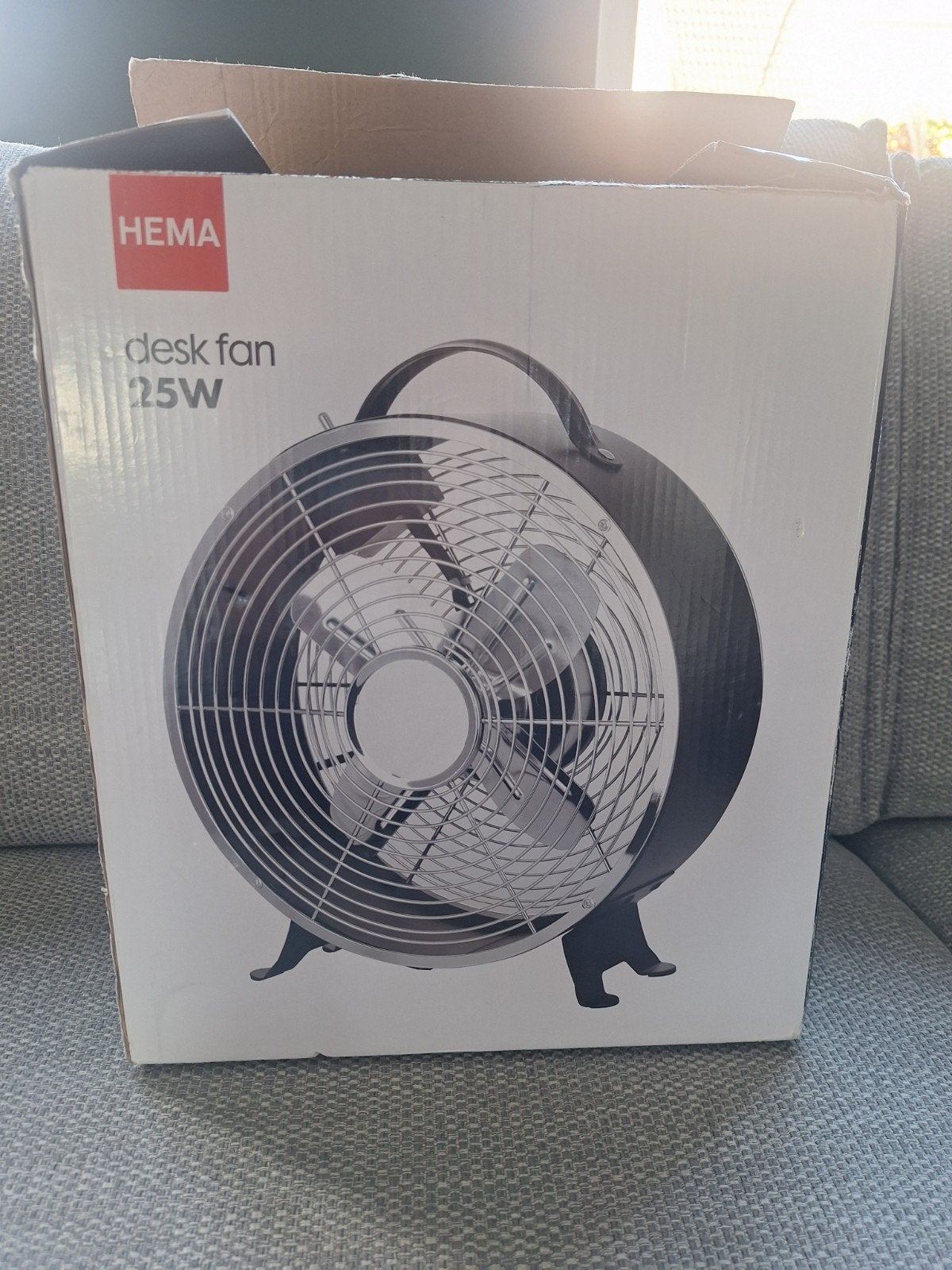 Hema retro ventilator - Zo goed als nieuw, Ophalen of Verzenden, Zo goed als nieuw, Tafelventilator
