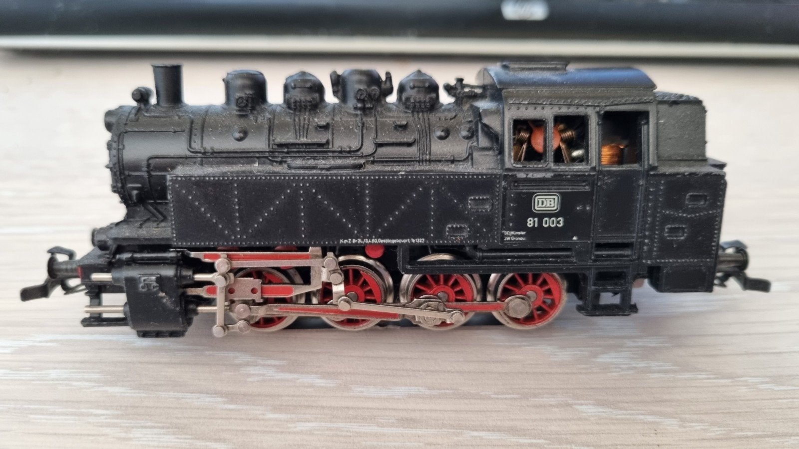 Marklin stoomlocomotief 81 003, Wisselstroom, Gebruikt, Locomotief, Verzenden