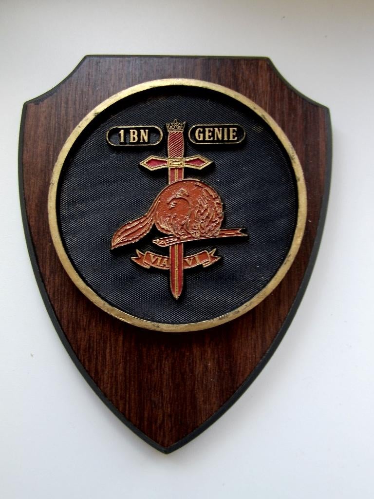 Wapenschild België 1ste Bataljon Genie, Verzamelen, Verzenden, Landmacht, Overige gebieden, Overige typen