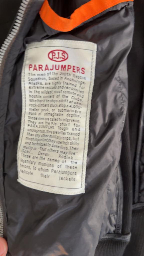 Parajumpers PJS Jas Zwart - Maat M, Ophalen of Verzenden, Zo goed als nieuw, Zwart
