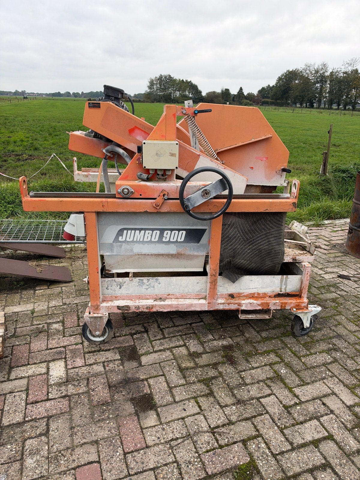 Jumbo 900 Steen- en Tegelzaag - Krachtig en Betrouwbaar, Gebruikt, 70 mm of meer, Overige typen, Ophalen of Verzenden