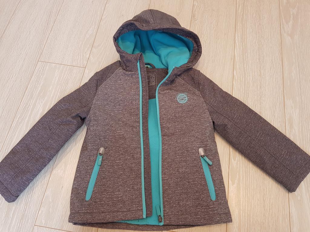 Tussenjas met fleece. Maat 116, Ophalen of Verzenden, Zo goed als nieuw, Meisje, Jas