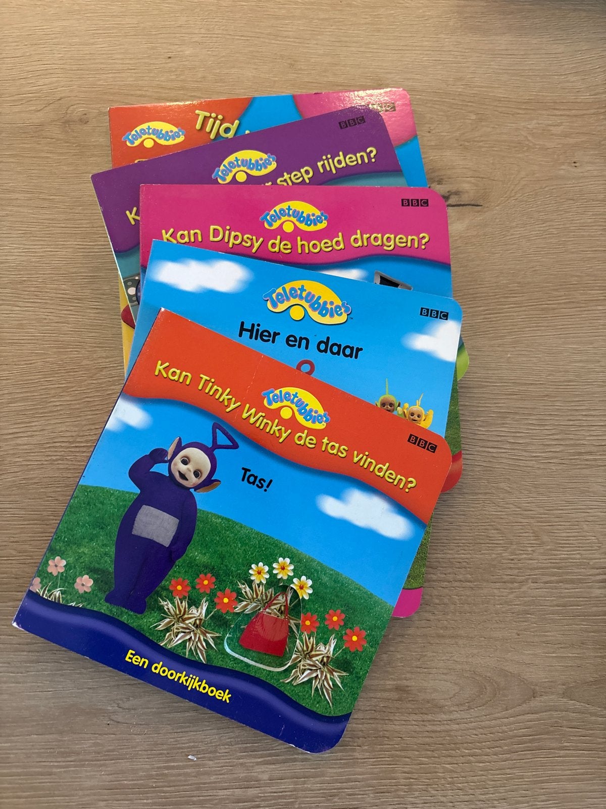 Teletubbies doorkijkboeken - Set van 5, Fictie algemeen, Uitklapboek, Jongen of Meisje, Ophalen of Verzenden