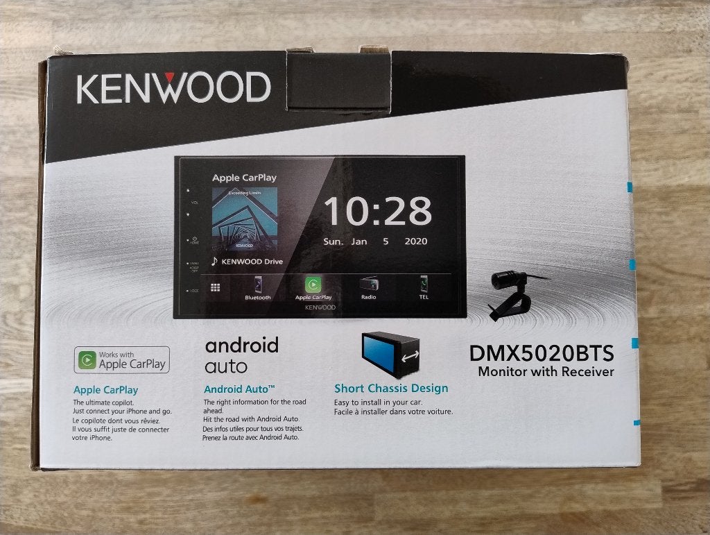 Kenwood 2-din autoradio DMX5020BTA, Ophalen, Zo goed als nieuw