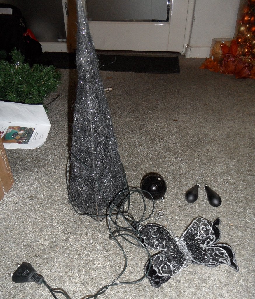 Zwarte kerstversiering, Ophalen of Verzenden