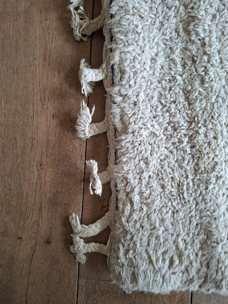Vloerkleed, Gebruikt, 100 tot 150 cm, Beige, 200 cm of meer