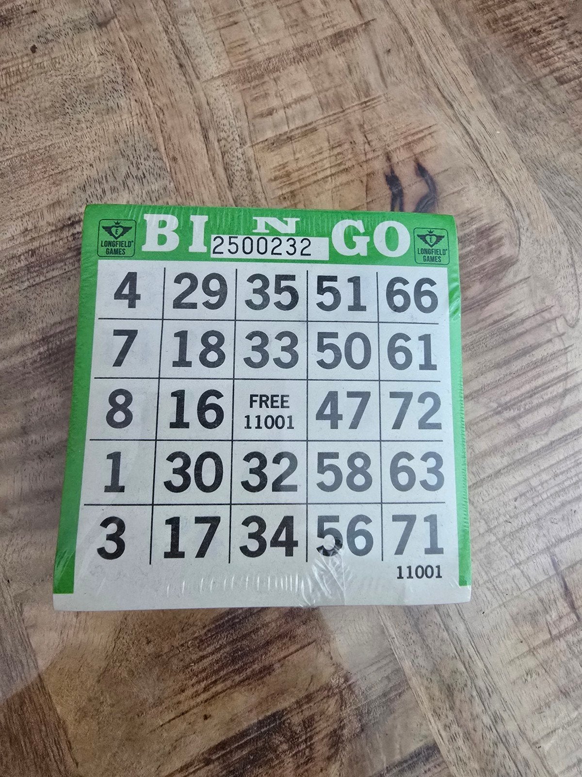 Nieuwe Bingo Kaarten, Vijf spelers of meer, Ophalen of Verzenden, Nieuw, Longfield Games