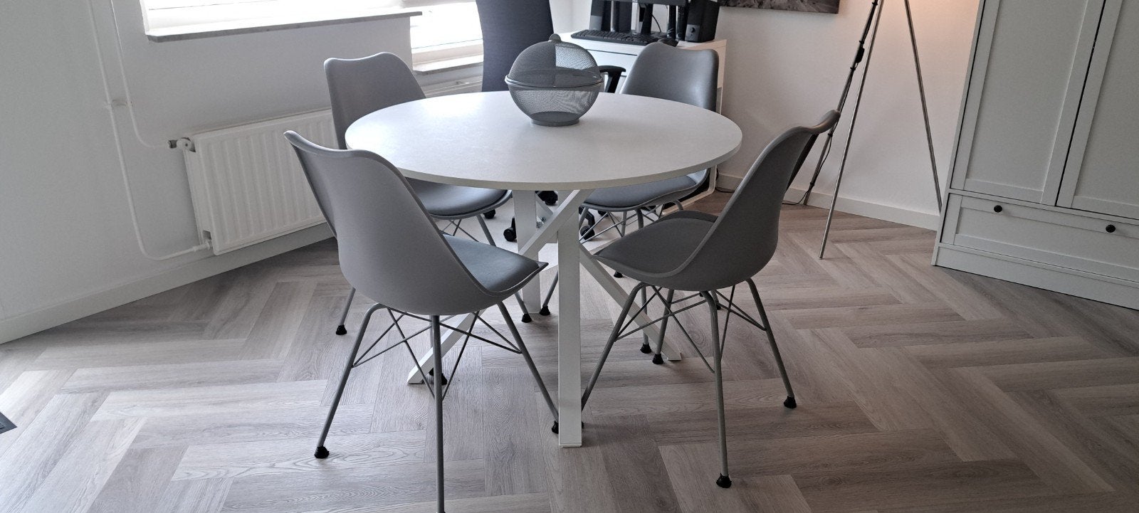 Eethoek compleet 4 personen, Ophalen, Rechthoekig, 100 tot 150 cm, 50 tot 100 cm