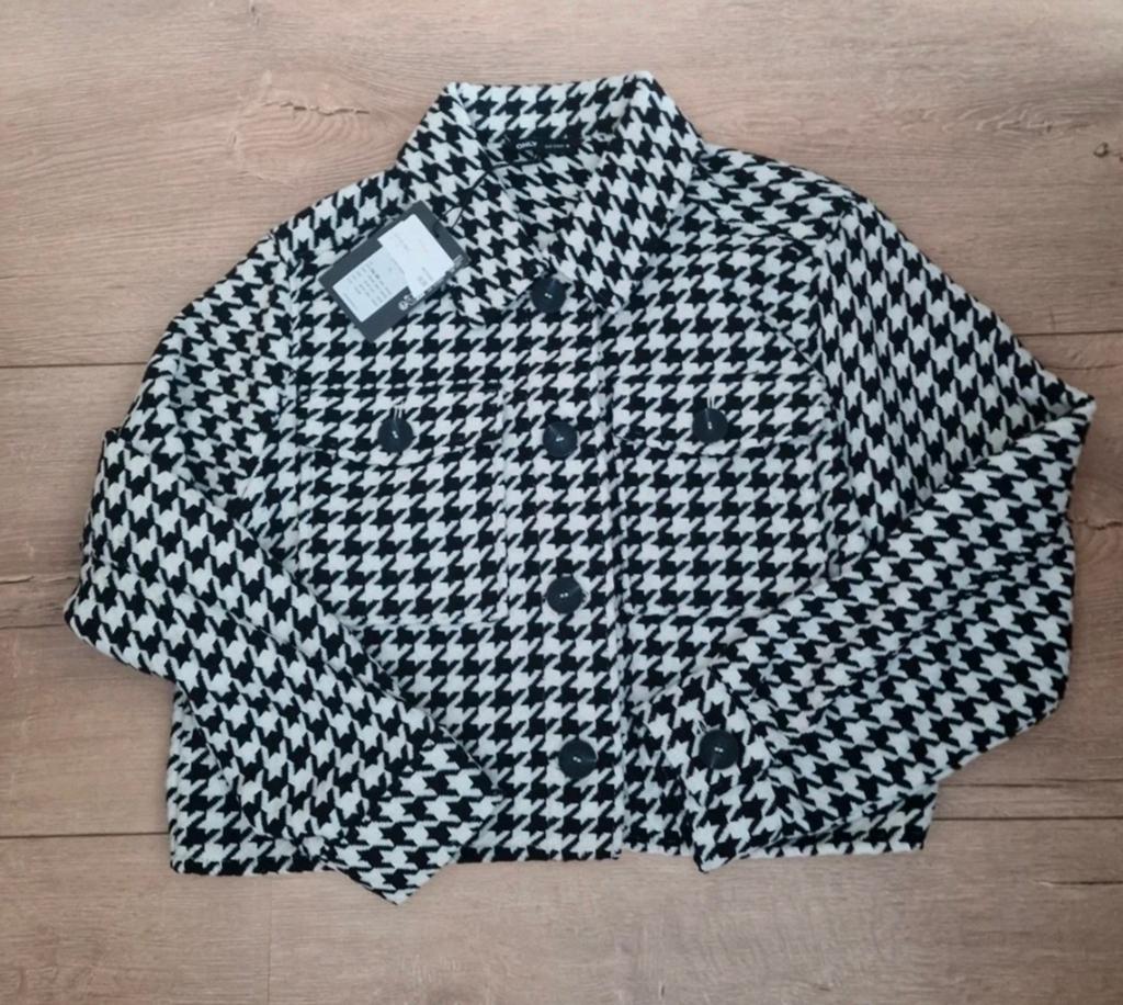 ONLY Zwart-wit Pied-de-Poule Jasje - Nieuw met kaartjes, Maat 38/40 (M), Zwart, Nieuw, Ophalen of Verzenden