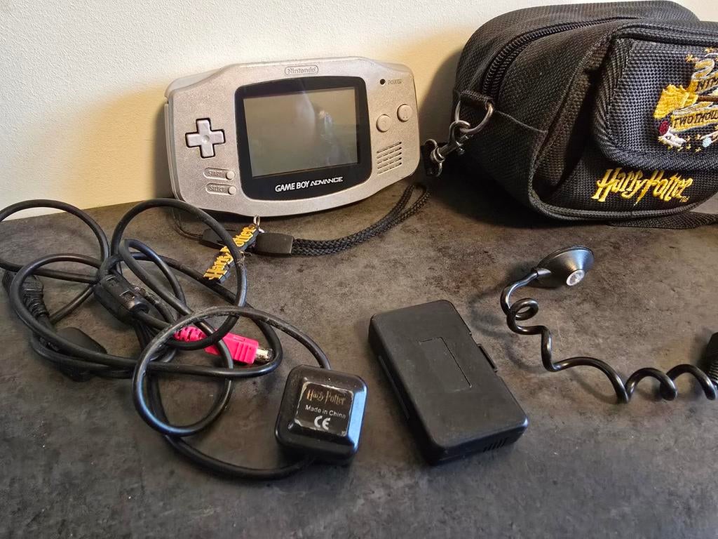 Game Boy Advance met Harry Potter accessoires, Spelcomputers en Games, Spelcomputers | Nintendo Game Boy, Ophalen of Verzenden