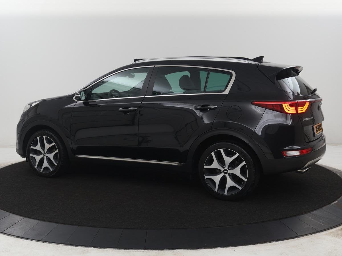 Kia Sportage 1.6 T-GDI GT-Line Pano.Dak | Camera | LED | Sto, Auto's, Voorwielaandrijving, Gebruikt, 4 cilinders, Zwart