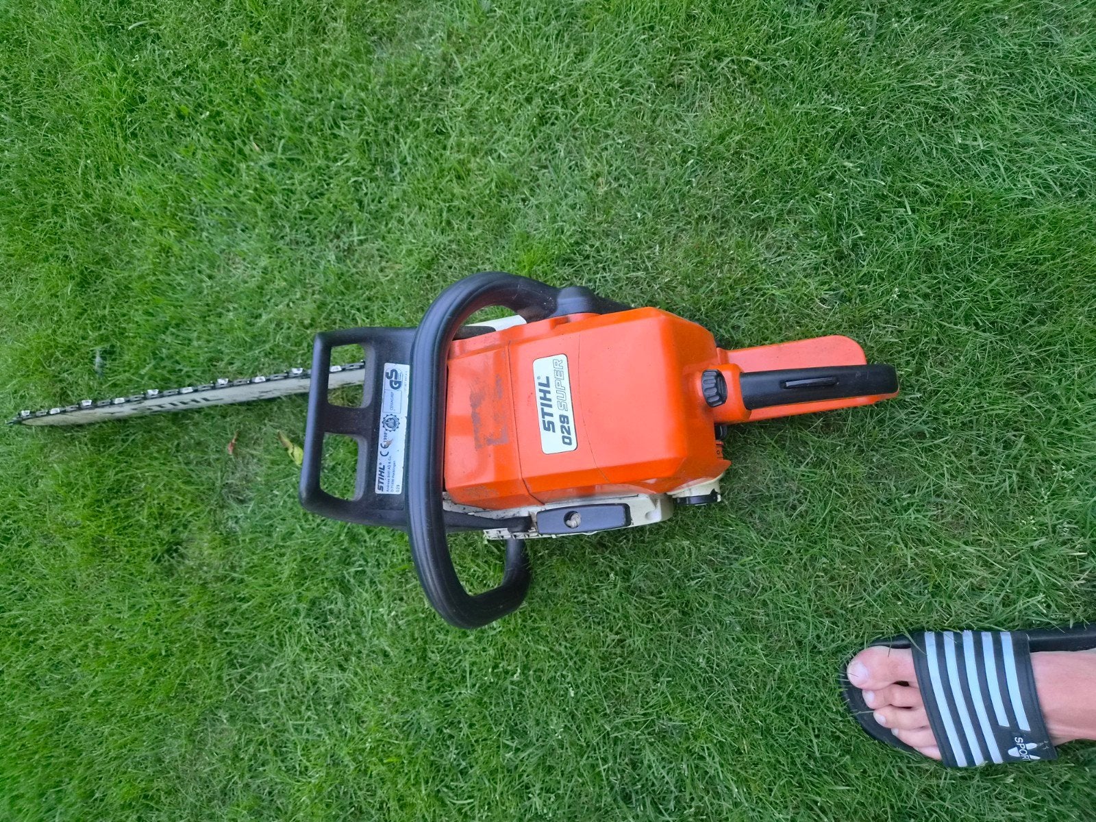 Stihl 029 super motorzaag kettingzaag loopt goed, Ophalen of Verzenden, 1200 watt of meer, Kettingzaag, 30 tot 70 mm