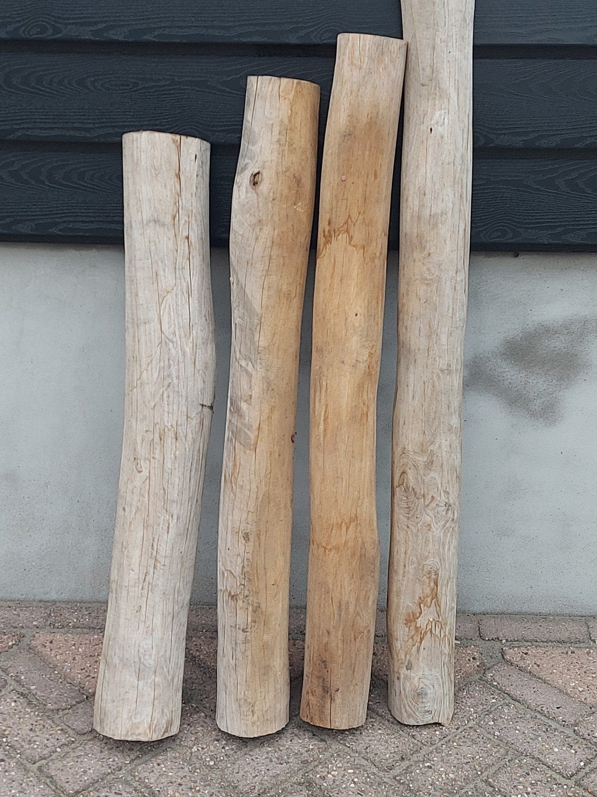 kastanje houten palen paaltjes afscheidingspalen, Tuin en Terras, Palen, Balken en Planken, Ophalen, Nieuw, Minder dan 180 cm