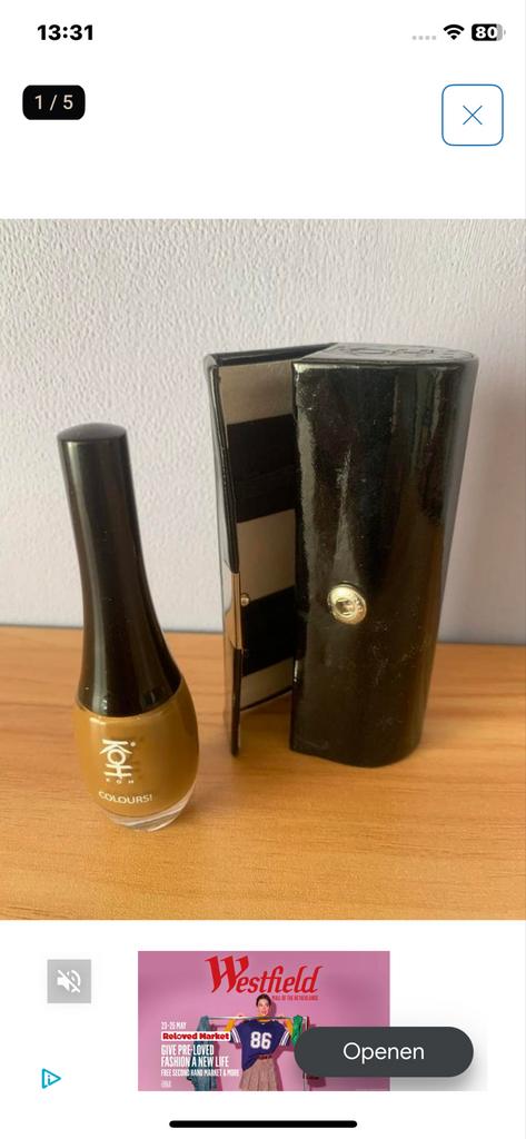 Nagellak in luxe etui, Ophalen, Gebruikt, Overige typen