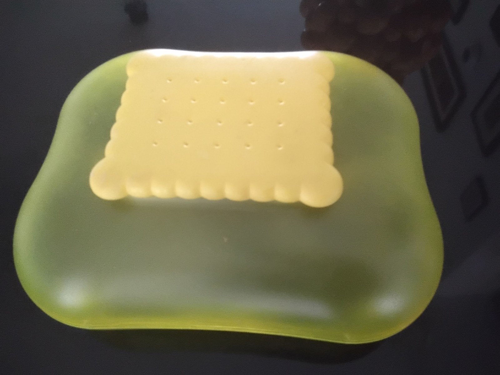 Alessi Mary Biscuit koektrommel, geel, Ophalen of Verzenden, Gebruikt, Geel, Overige typen