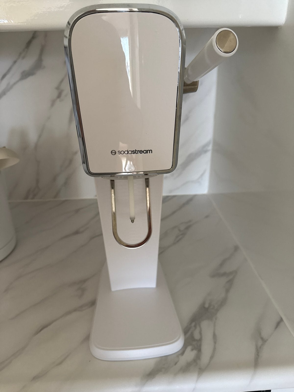 Sodastream bruiswatermaker - Wit, Witgoed en Apparatuur, Bruiswatermachines, Zo goed als nieuw, Ophalen