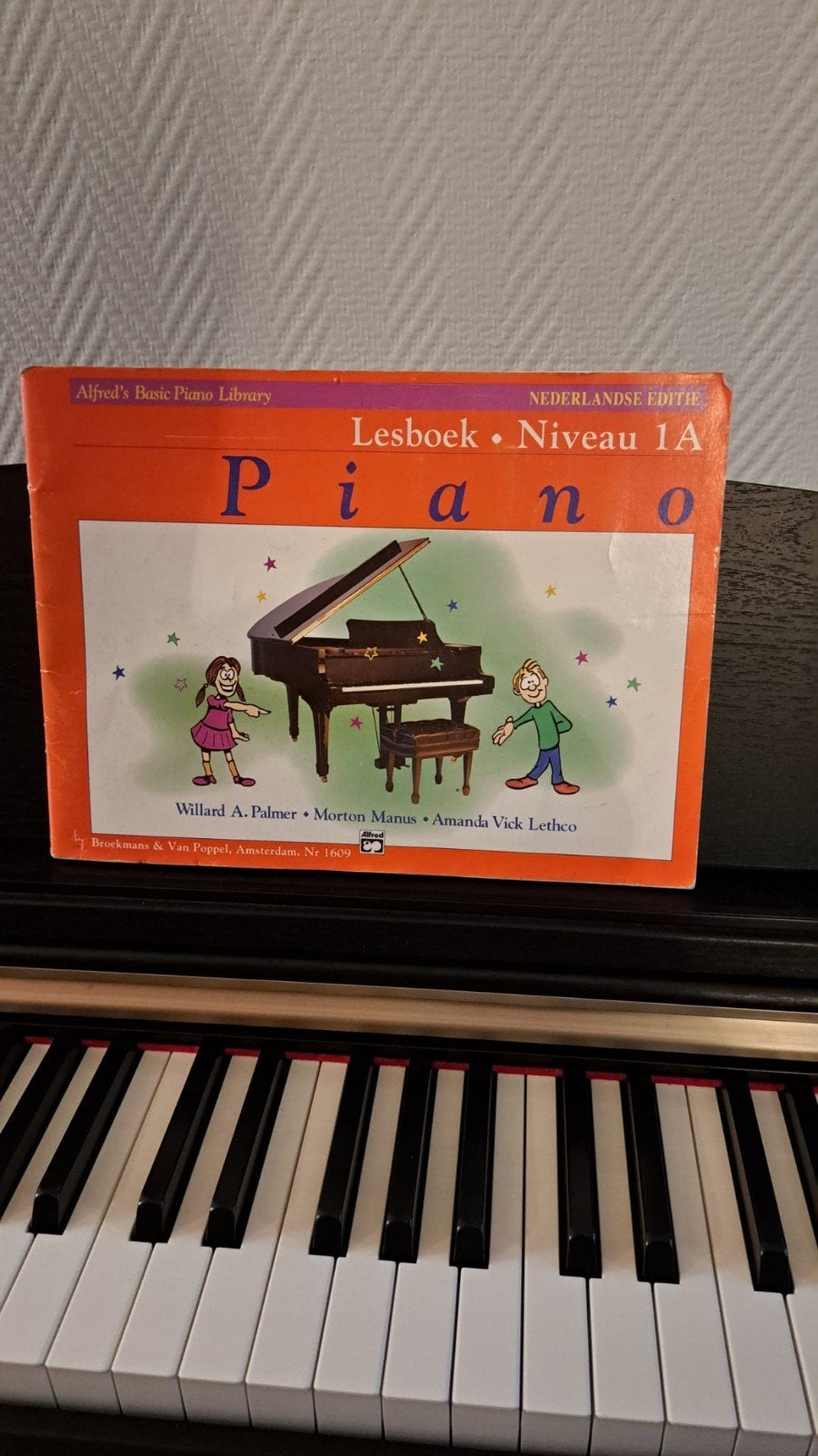 Alfred's Basic Piano Library Lesboek Niveau 1A, Ophalen of Verzenden, Gebruikt, Overige kleuren, Overige typen