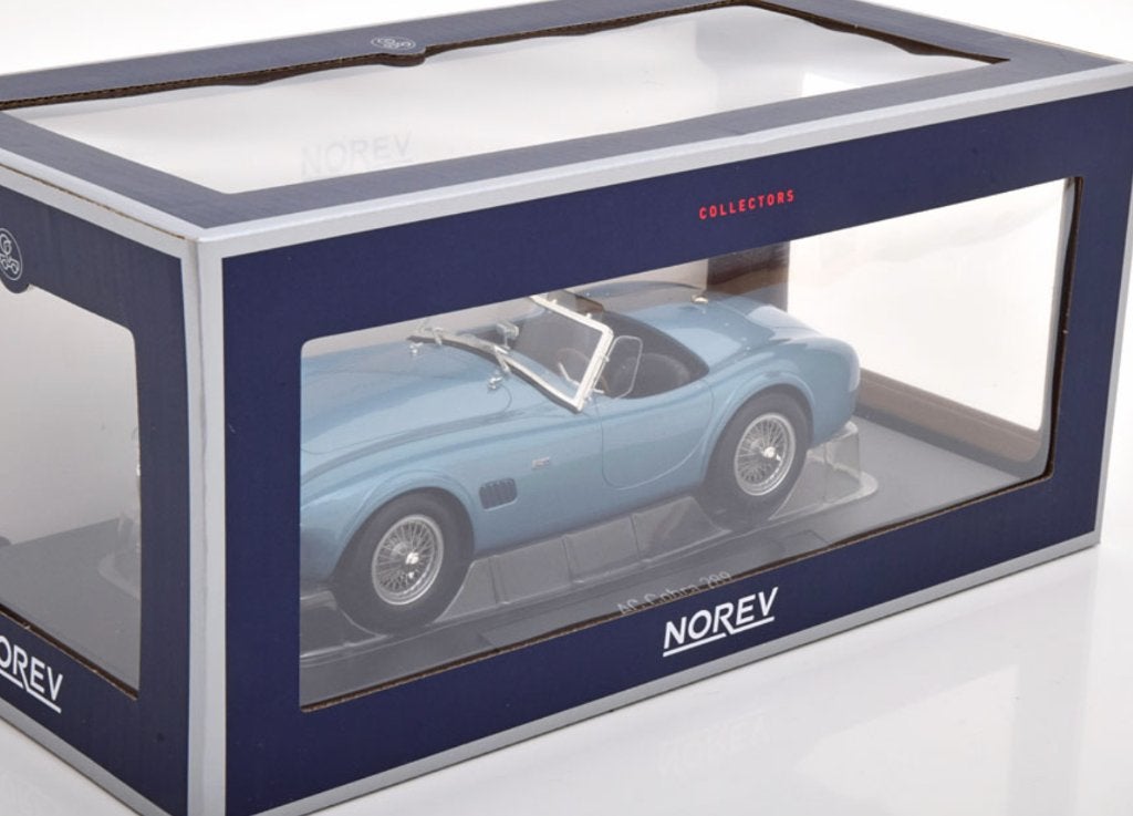 AC COBRA 289 1963 Blauw met. schaal 1/18 NOREV ref: 182756, Verzenden, Nieuw, Auto, Norev