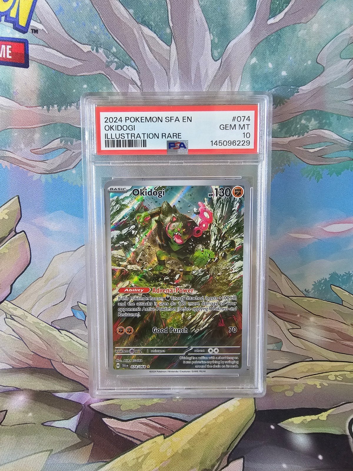 Okidogi #074 SFA EN GEM MT 10 PSA Pokémon kaart, Ophalen of Verzenden