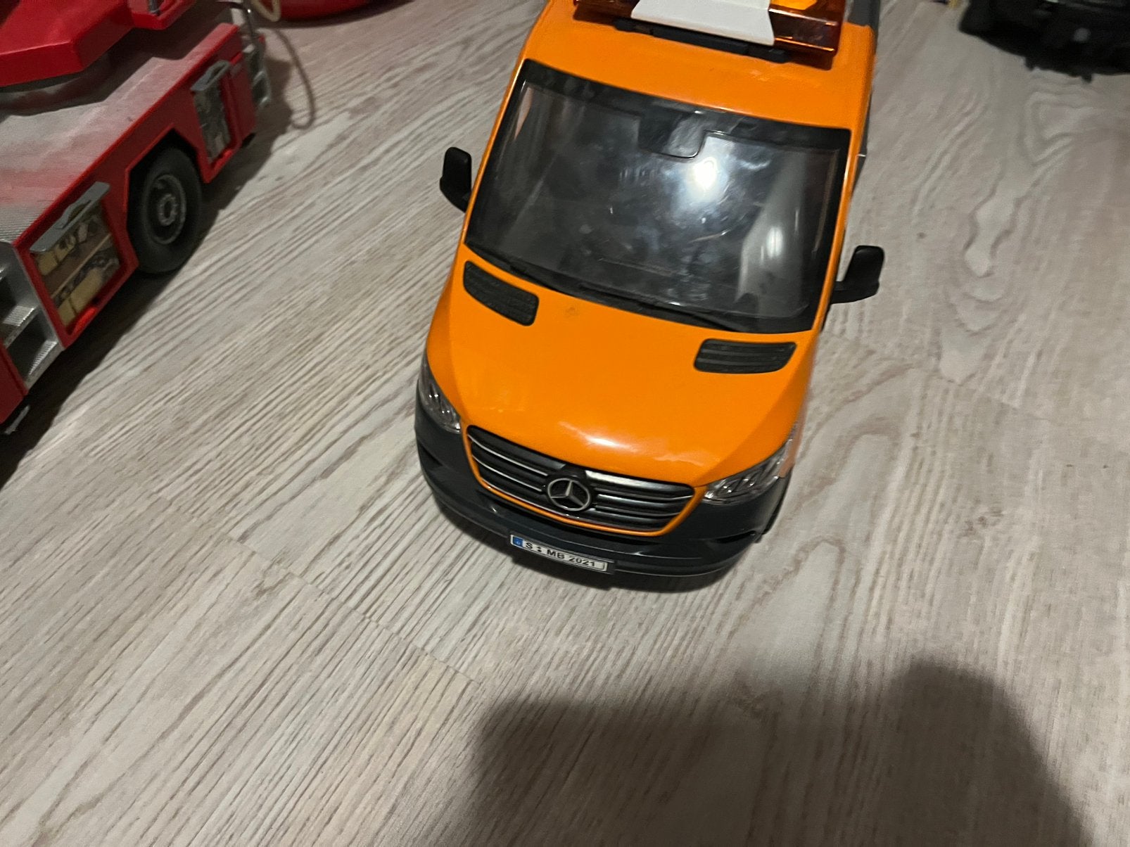 BRUDER wegenwacht auto, Ophalen, Gebruikt