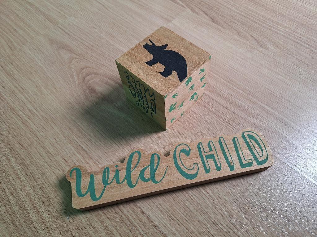 Houten decoratie kinderkamer, Kinderen en Baby's, Kinderkamer | Inrichting en Decoratie, Ophalen of Verzenden, Gebruikt, Overige typen