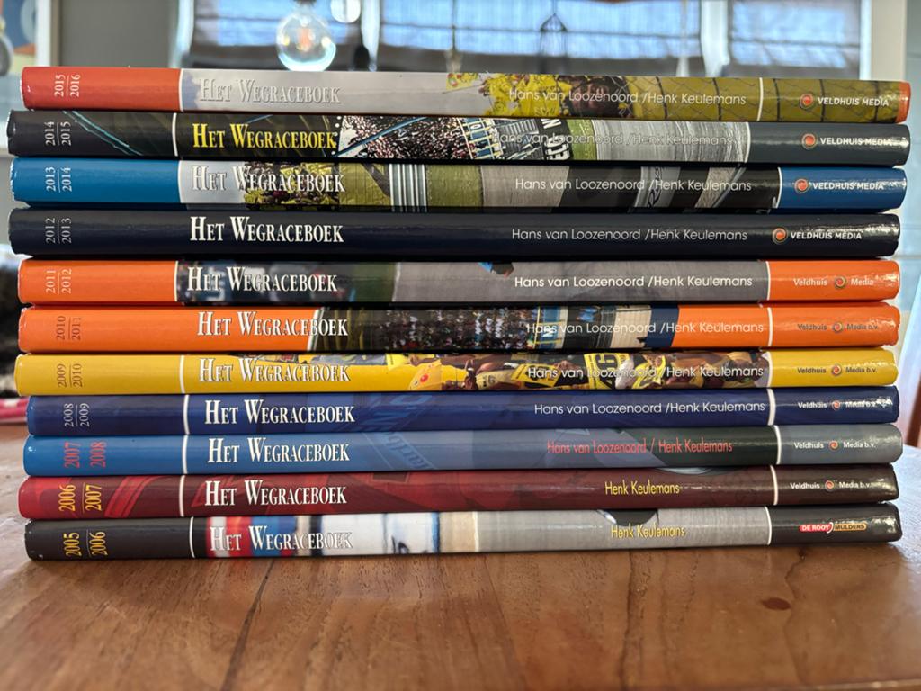 Het Wegraceboek - Diverse Jaargangen 2005-2013, Boeken, Ophalen of Verzenden, Zo goed als nieuw, Overige sporten